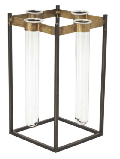 Reagensglasvase m. 4 glas