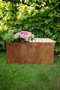 Højbed Cortenstål 80 x 40 x 40