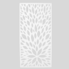 Fleur designskærm - hvid