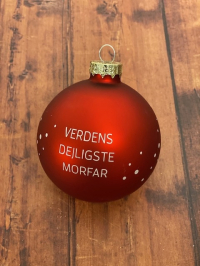 Dejligste morfar julekugle