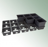 Bakke til plastikpotter