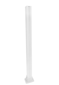 Stolpe til skærm 170 cm - hvid