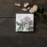 Kortmappe - Vild Rose